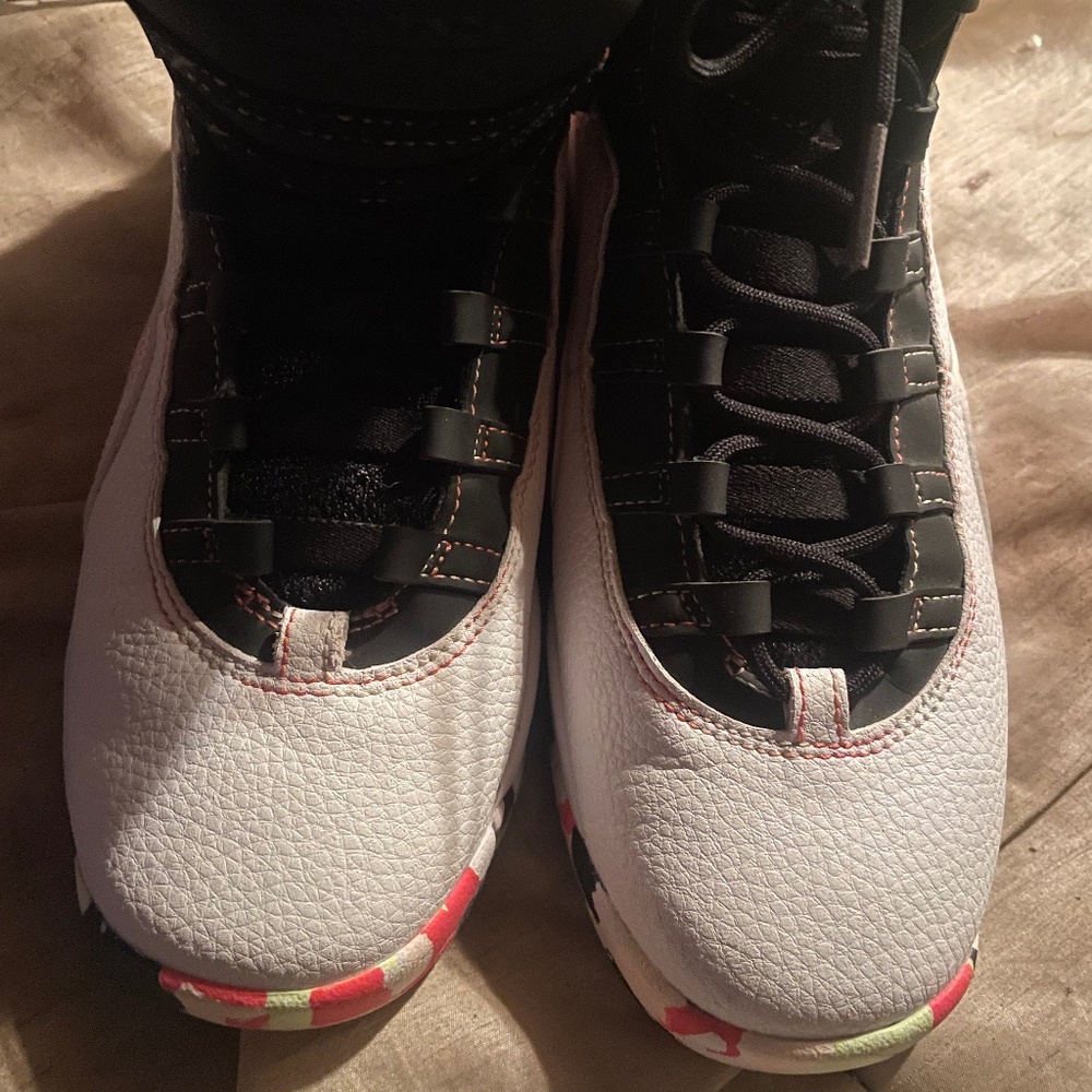 Air Jordan 10 white ember glow